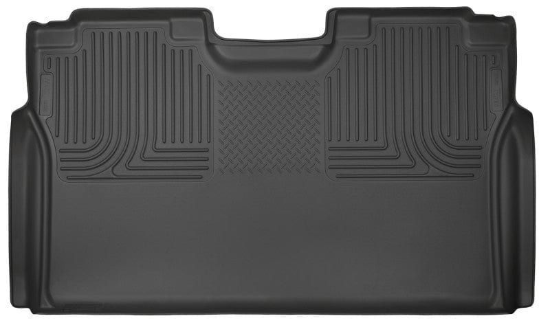 Husky Liners 15-22 Ford F-150 SuperCrew Cab WeatherBeater Black 2nd Seat Floor Liner