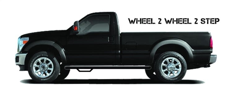 N-Fab Nerf Step 2015-2023 Ford F-150 SuperCrew 5.5ft Bed - Tex. Black - W2W - 3in