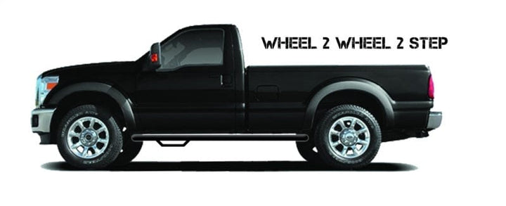 N-Fab Nerf Step 2015-2023 Ford F-150 SuperCrew 5.5ft Bed - Tex. Black - W2W - 3in