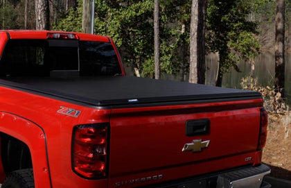 Lund 2021-2023 Ford F-150 Styleside (5.5ft. Bed) Hard Fold Tonneau Cover - Black