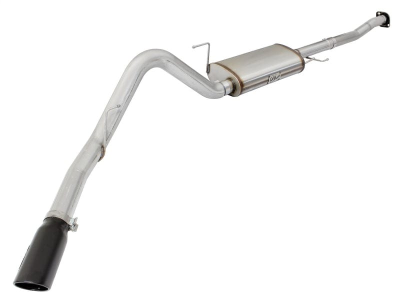 aFe MACHForce XP SS Exhaust 3in to 3.5in Cat-Back w/ Black Tip 15-20 Ford F-150 EcoBoost V6 2.7/3.5Ltt