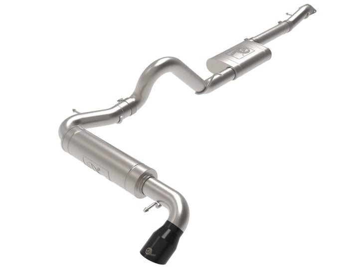 aFe Apollo GT 3in 409 SS Cat-Back Exhaust 2021-2023 Ford Bronco L4-2.3L (t)/V6-2.7L (tt) w/ Black Tip