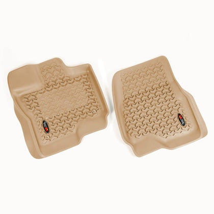 Rugged Ridge Floor Liner Front Tan 2015-2020 Ford F-150 / Raptor / Extended / Super Crew Cab