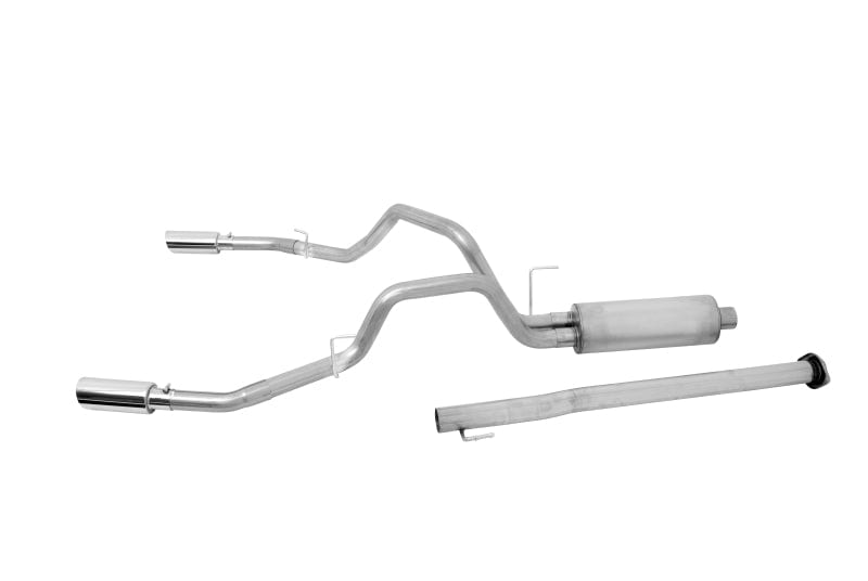 Gibson 15-20 Ford F-150 King Ranch 5.0L 3in/2.5in Cat-Back Dual Split Exhaust - Stainless