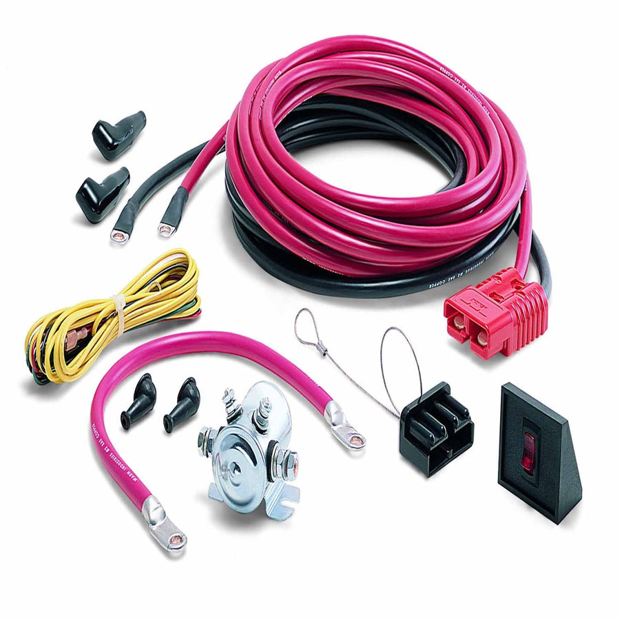 Warn 32963 Rear Mounting of Portable Winch 20 Ft Power Lead and Power Interrupt Kit