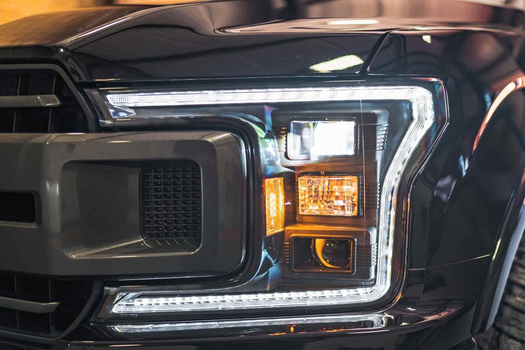 XB HYBRID LED HEADLIGHTS FORD F150 (18-20) (SET/SMOKED)