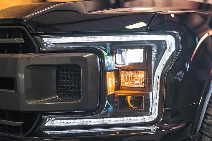 XB HYBRID LED HEADLIGHTS FORD F150 (18-20) (SET/SMOKED)