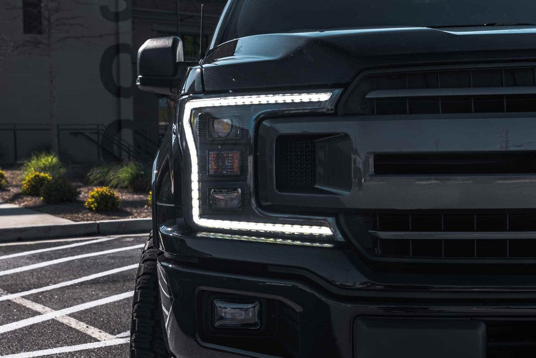 XB HYBRID LED HEADLIGHTS FORD F150 (18-20) (SET/SMOKED)