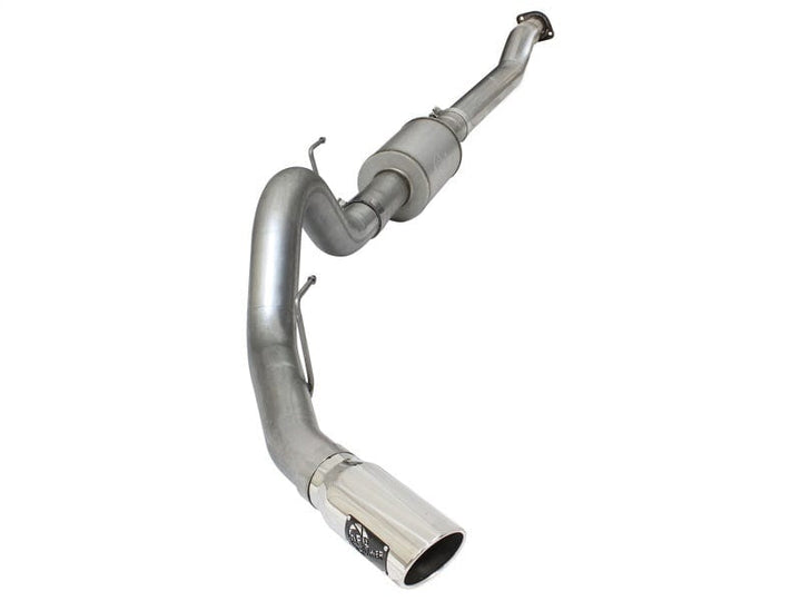 aFe Atlas Exhausts 4in Cat-Back Aluminized Steel Exhaust 2015-2020 Ford F-150 V6 3.5L (tt) Polished Tip