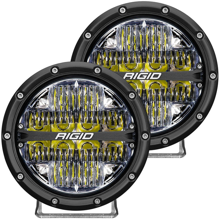 360SERIES 6 INCH LED OFFROAD DRIVE BEAM WHITE BACKLIGHT PAIR