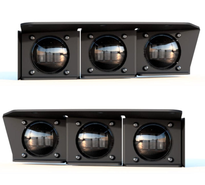 ORACLE Lighting 2021-2023 Ford Bronco Triple LED Fog Light Kit - Yellow
