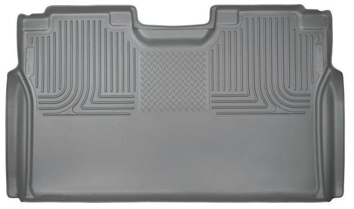 Husky Liners 15-22 Ford F-150 SuperCrew Cab WeatherBeater Grey 2nd Seat Floor Liner