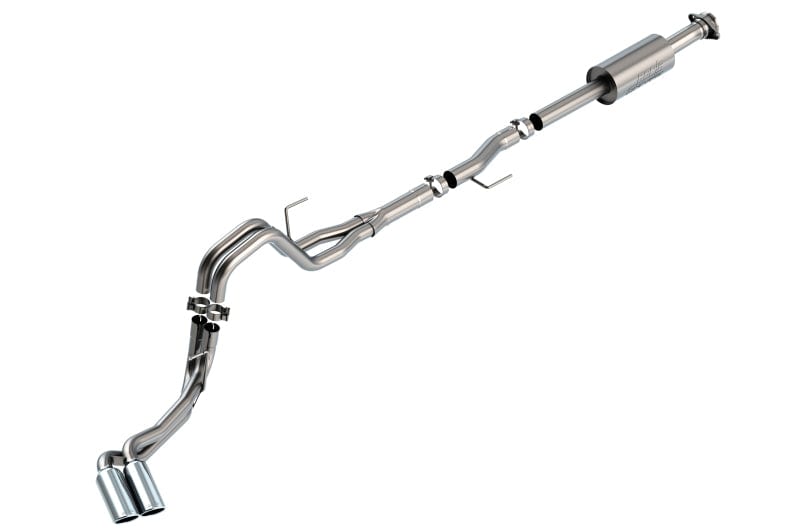 Borla F-150 2021-2022 2.7L/3.5L 4DR CC SB EC STB LARI/KING R/PLINUM/LTD 3/2.25 DSE CB S-Type CHR Tips