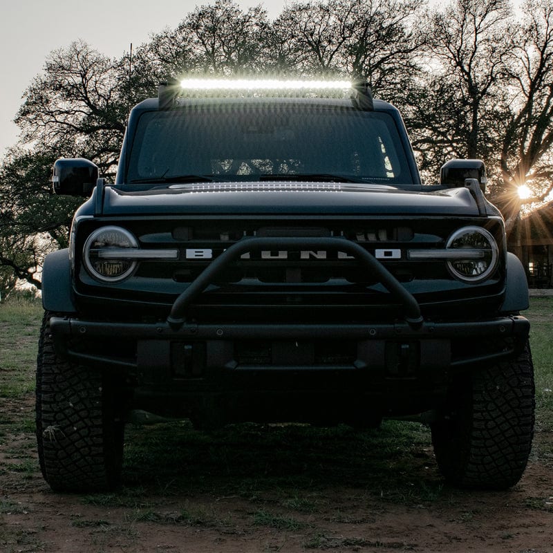 Rigid Industries 2021-2023 Ford Bronco Roof Rack Light Kit (Incl. SR spot/flood Combo Bar)