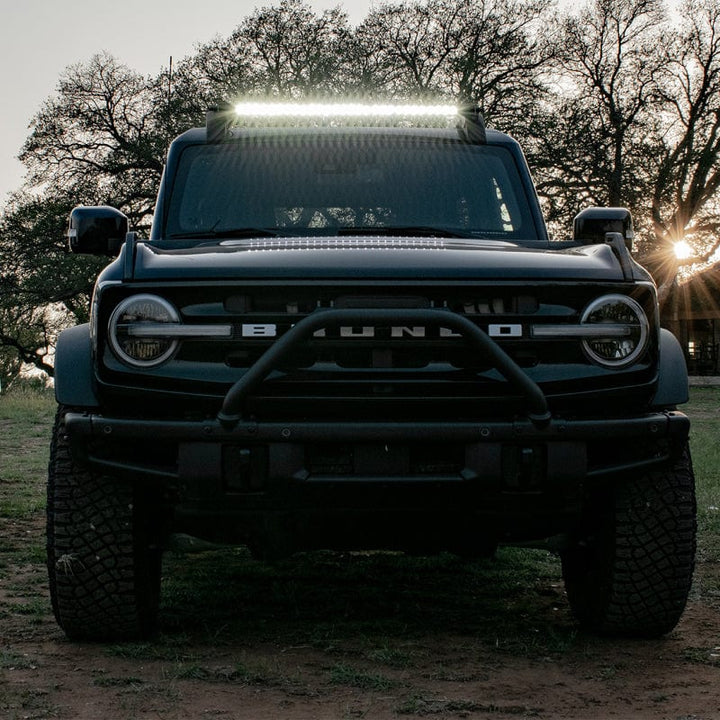 Rigid Industries 2021-2023 Ford Bronco Roof Rack Light Kit (Incl. SR spot/flood Combo Bar)