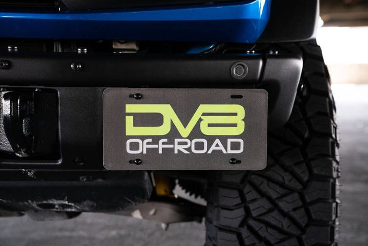 DV8 Offroad 2021-2023 Ford Bronco Factory Front Bumper License Relocation Bracket - Side