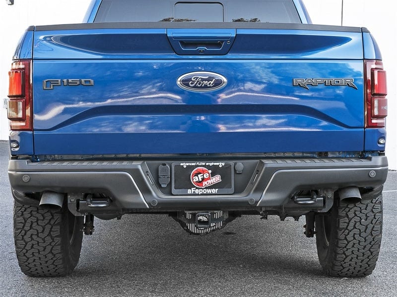 aFe MACH Force-Xp Cat-Back Exhaust w/Dual Hi-Tuck Tips Black 17-20 Ford F-150 Raptor V6-3.5L (tt)