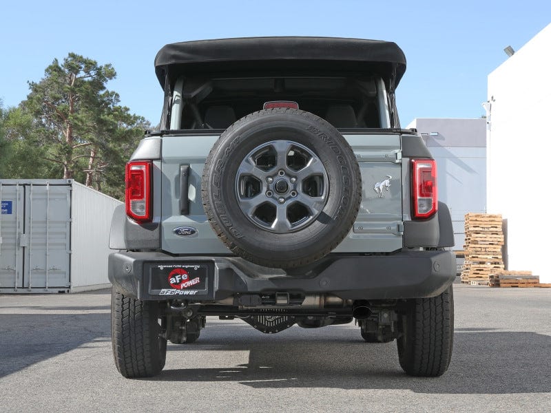 aFe Apollo GT 3in 409 SS Cat-Back Exhaust 2021-2023 Ford Bronco L4-2.3L (t)/V6-2.7L (tt) w/ Black Tip