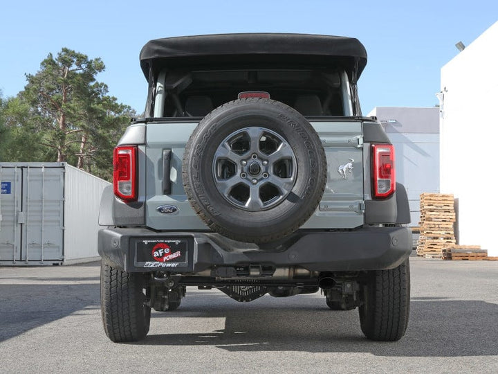 aFe Apollo GT 3in 409 SS Cat-Back Exhaust 2021-2023 Ford Bronco L4-2.3L (t)/V6-2.7L (tt) w/ Black Tip
