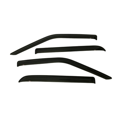 Westin 2015-2022 Ford F-150 SuperCrew Wade Slim Wind Deflector 4pc - Smoke