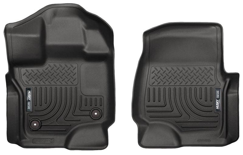 Husky Liners 15-22 Ford F-150 Super/Super Crew Cab WeatherBeater Black Front Floor Liners