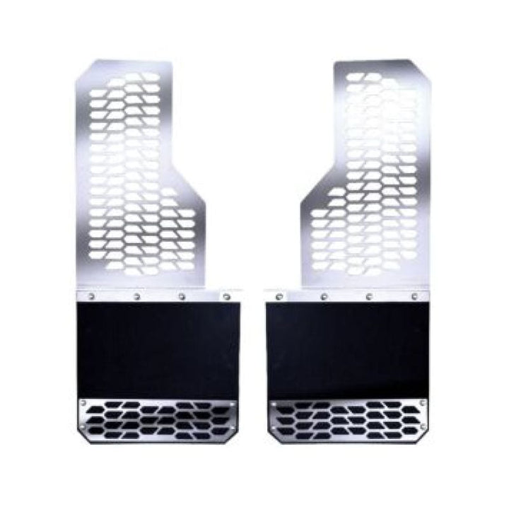 Putco 15-22 Ford F-150 - Set of 2 Mud Skins - Polished SS w/ Hex Shield