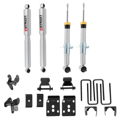 Belltech 2021-2022 Ford F-150 2WD 1-3.5in Front 4.5in Rear Complete Lower Kit with SP Shocks