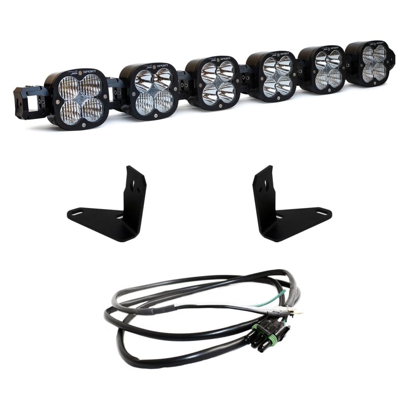 Baja Designs 2021-2023 Ford Bronco 6 XL Linkable Light Bar Kit Steel Bumper Mount w/Upfitter