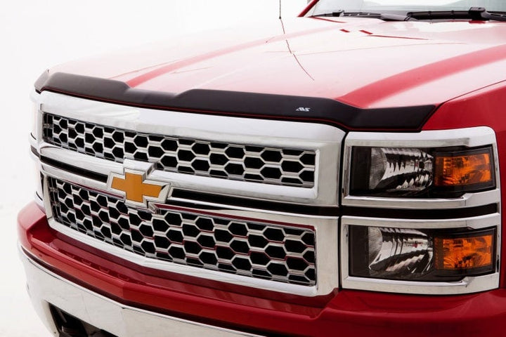 AVS 17-20 Ford F-150 Raptor Aeroskin II Textured Low Profile Hood Shield - Black