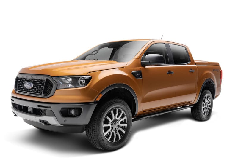 N-Fab RKR Rails 2019-2022 Ford Ranger Crew Cab All Beds - Cab Length - Tex. Black