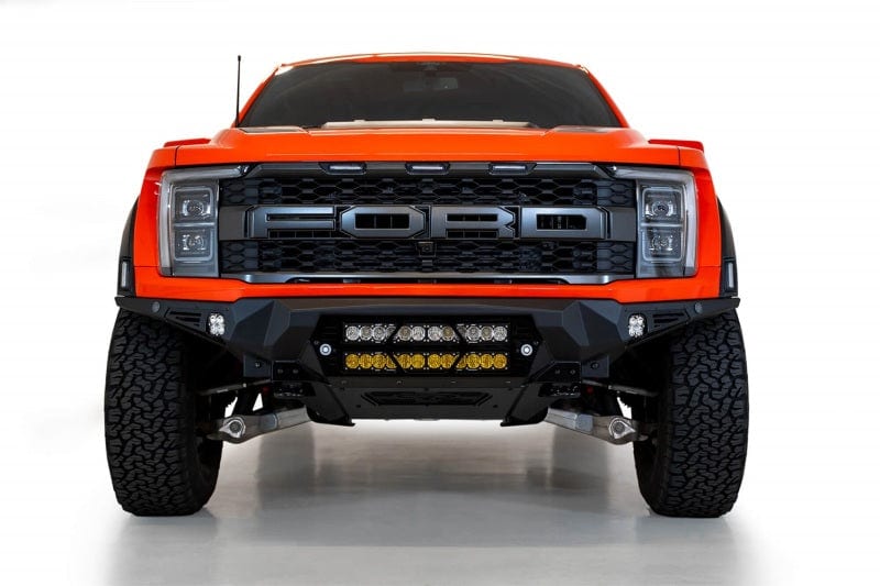 Addictive Desert Designs 2021-2022 Ford Raptor Bomber Front Bumper w/ Dual 20IN LED Mounts