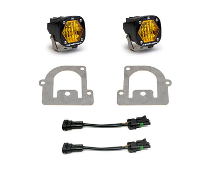 Baja Designs 21-22 Ford Bronco Sport S1 WC LED Fog Pocket Light Kit - Amber