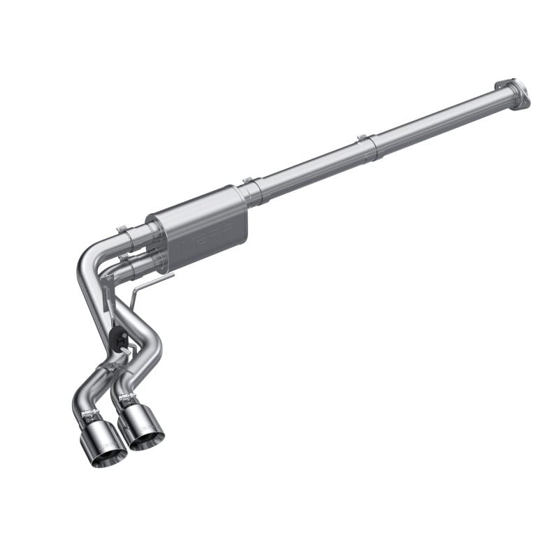 MBRP 2021-Current Ford F-150 2.7L EcoBoost / 3.5L EcoBoost / 5.0L 3in Cat Back Single Side Exit Alum