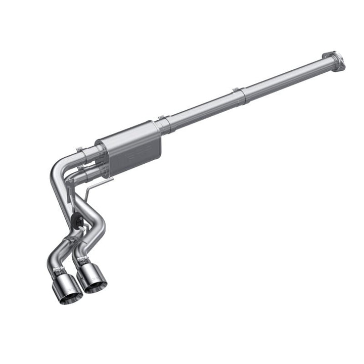 MBRP 2021-Current Ford F-150 2.7L EcoBoost / 3.5L EcoBoost / 5.0L 3in Cat Back Single Side Exit Alum