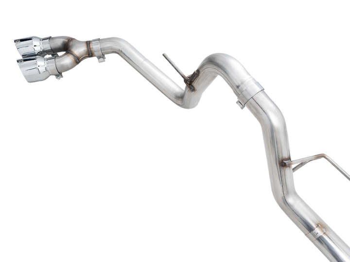 AWE 0FG 21-22 Ford F150 Dual Side Exit Cat-Back Exhaust- 4.5in Chrome Silver Tips