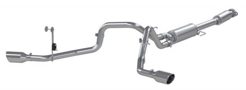 MBRP 2021-2022 Ford F150 2.7L/3.5L/5.0L 3in Aluminized Steel Cat-Back 2.5in Dual Split Side Exhaust