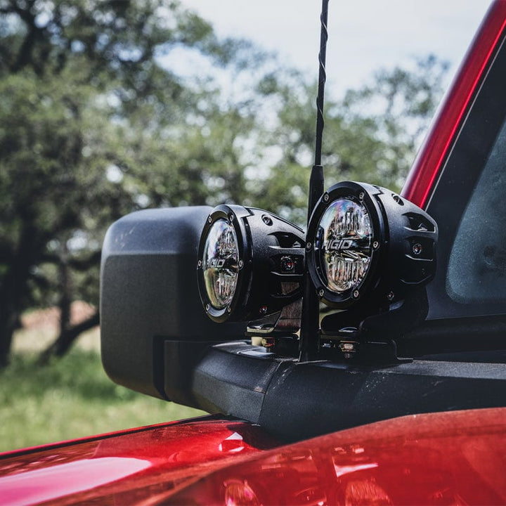 Rigid Industries 2021-2023 Ford Bronco A-Pillar Light Kit (Incl. 360-spot and 360-Drive)