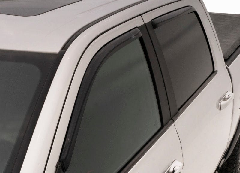 AVS 17-22 Ford F-250 Super Duty Supercab Ventvisor Front & Rear Window Deflectors 4pc - Smoke
