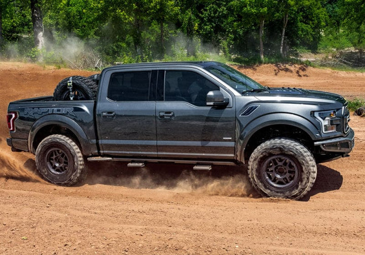 N-Fab RKR Rails 2019-2022 Ford Ranger Crew Cab All Beds - Cab Length - Tex. Black