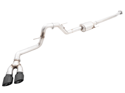 AWE 0FG 21-22 Ford F150 Dual Side Exit Cat-Back Exhaust - 4.5in Diamond Black Tips