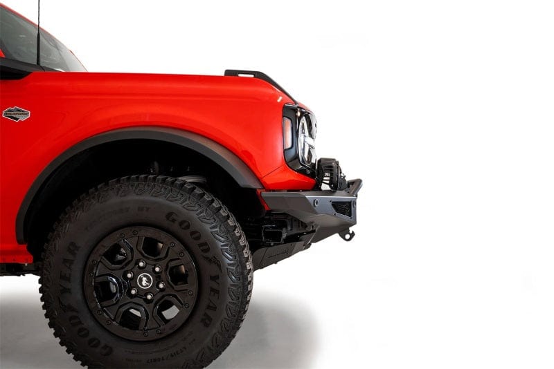Addictive Desert Designs 2021-2023 Ford Bronco Rock Fighter Front Bumper - Hammer Black