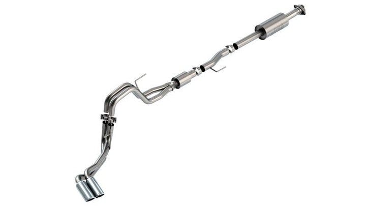 Borla F-150 2021-2022 5.0L 4DR CC SB EC STB LARIAT/KR/PLATINUM/LTD 3/2.25 DSE Cat-Back S-Type CHR Tips