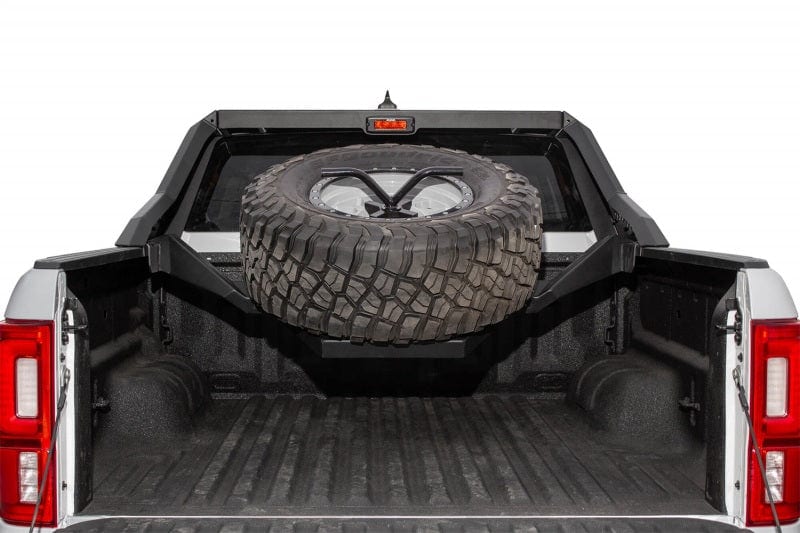 Addictive Desert Designs 2019-2022 Ford Ranger HoneyBadger Chase Rack Tire Carrier (Req C995531410103)