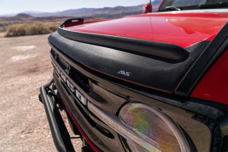 AVS 2021-2023 Ford Bronco Aeroskin II Textured Low Profile Hood Shield - Black