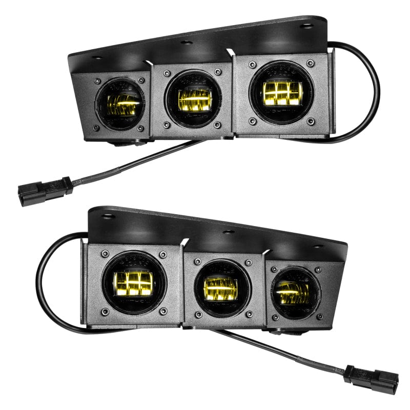 ORACLE Lighting 2021-2023 Ford Bronco Triple LED Fog Light Kit - Yellow