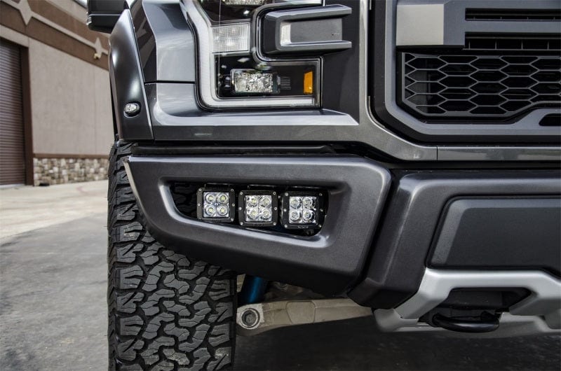 N-Fab LBM Bumper Mounts 2017-2022 Ford Raptor - Tex. Black