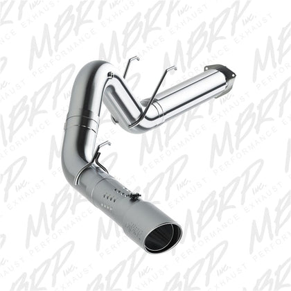 MBRP 17-22 Ford F250/350/450 6.7L Ex. Reg Cab 5in Filter Back Single Tip Aluminized Exhaust System
