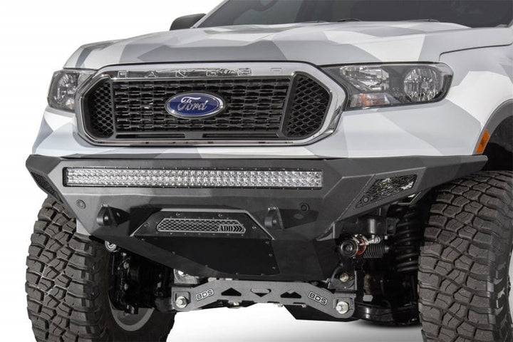 Addictive Desert Designs 2019-2022 Ford Ranger Stealth Fighter Front Bumper w/ Sensor Cutouts