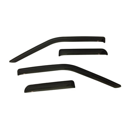Westin 2015-2022 Ford F-150 SuperCab Wade Slim Wind Deflector 4pc - Smoke