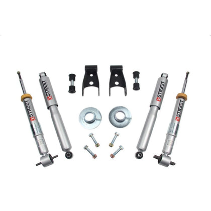 Belltech 15-20 Ford F-150 +1in to -3in Front 2in Rear Lowering Kit